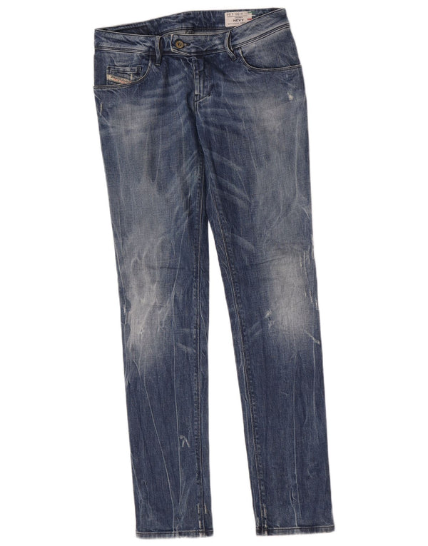 Diesel Jean Slim Nevy Femme W30 L34 Bleu Coton