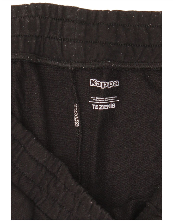 Kappa Pantalon de Survêtement Graphique Homme Noir Colorblock