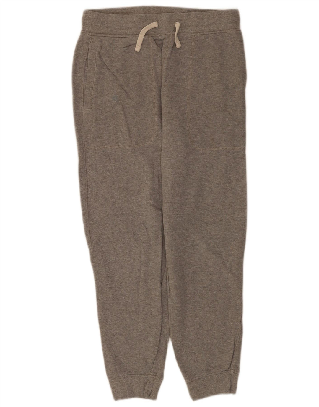 Pantalon De Survêtement Zara Homme Pantalon De Jogging Gris Moyen En Coton Moucheté
