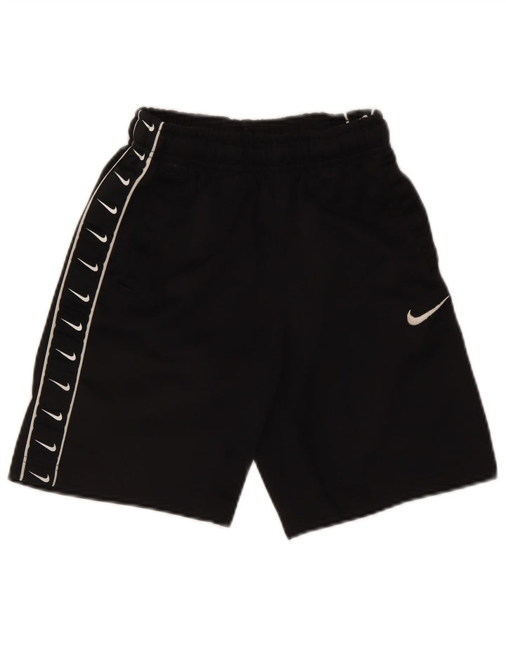 Short de sport Nike garçon graphique 10-11 ans noir moyen polyester