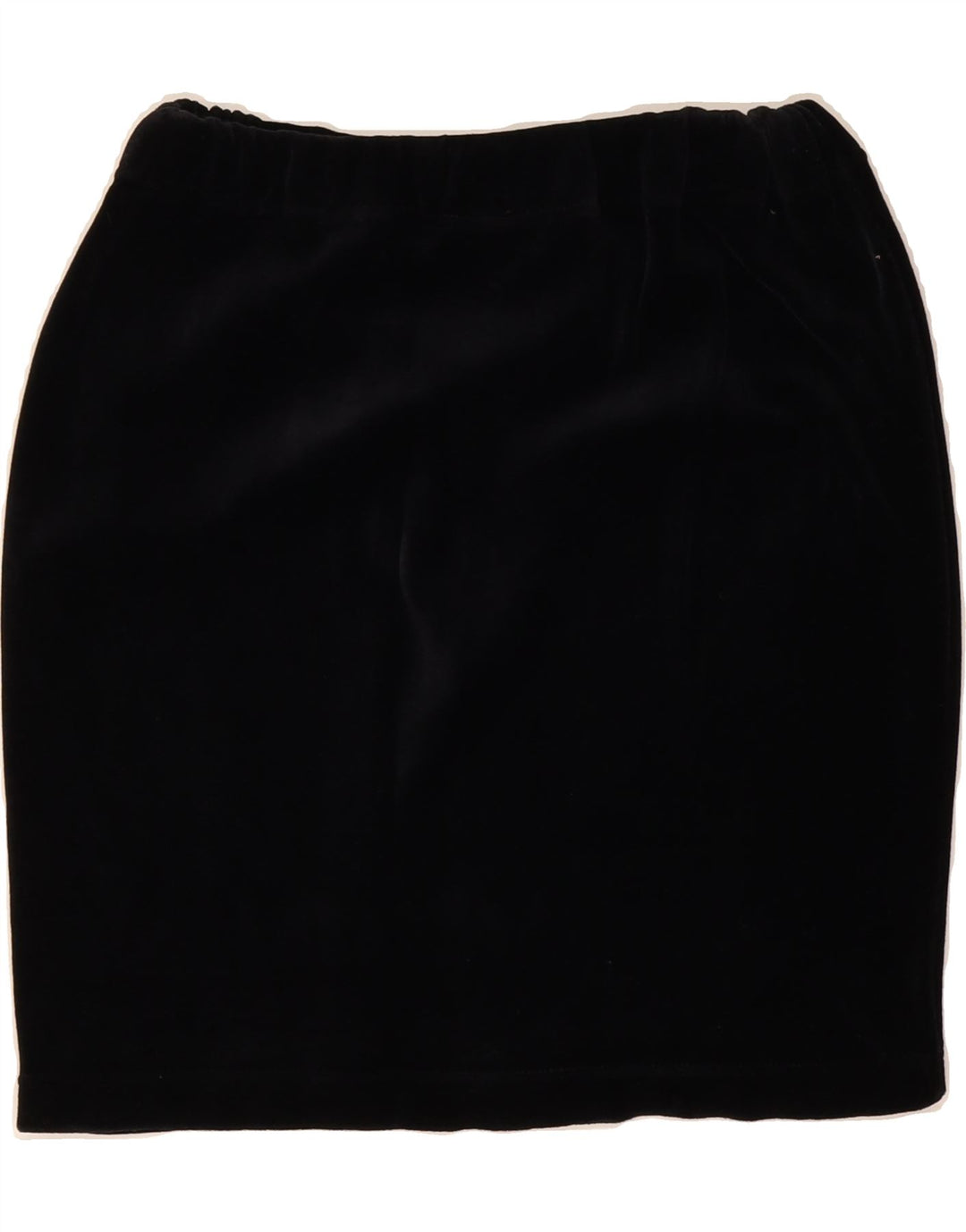 VINTAGE Womens Pencil Skirt Medium W28 Black Cotton Vintage Vintage and Second-Hand Vintage from Messina Hembry 