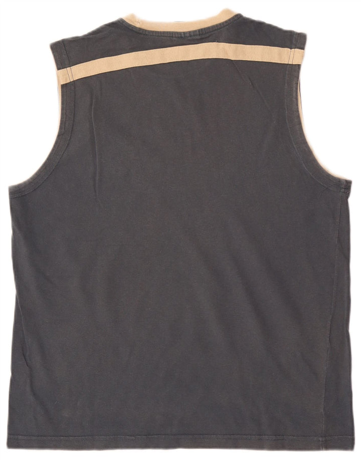 CHAMPION Débardeur Homme Large Gris Colorblock Coton
