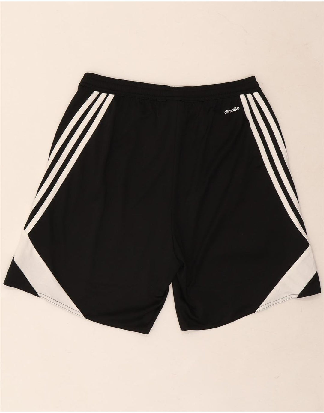 Adidas Short de sport Climalite Homme Noir Moyen Polyester Colorblock