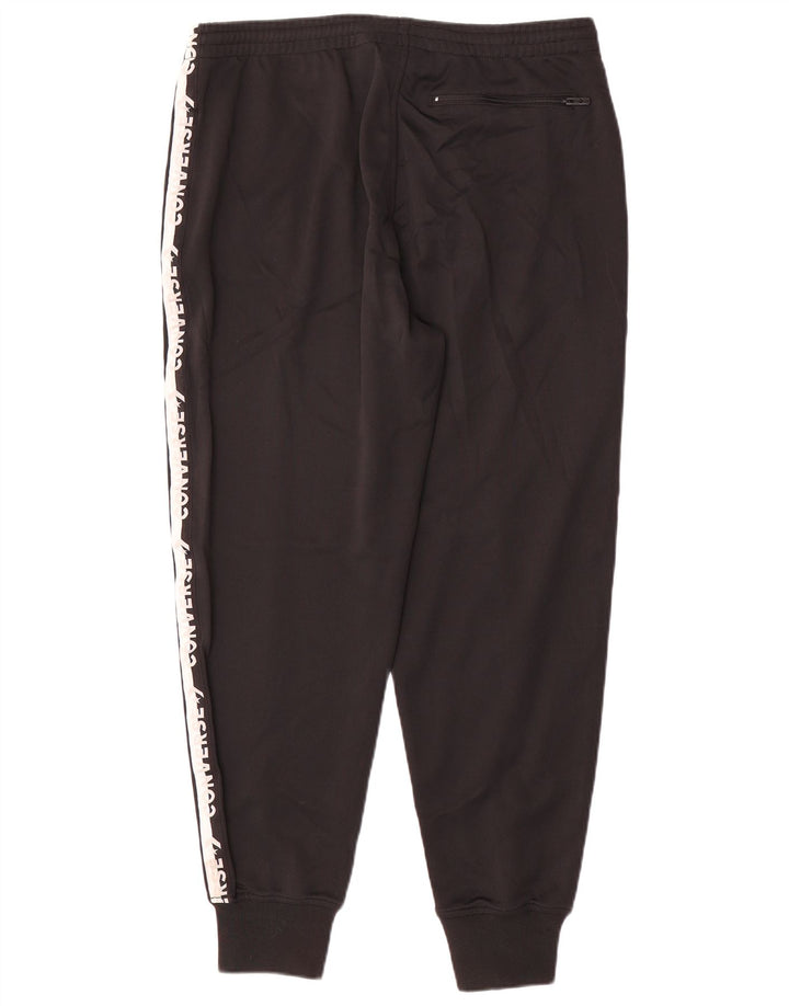 CONVERSE Pantalon de survêtement graphique pour hommes, jogging, grand, noir, colour block