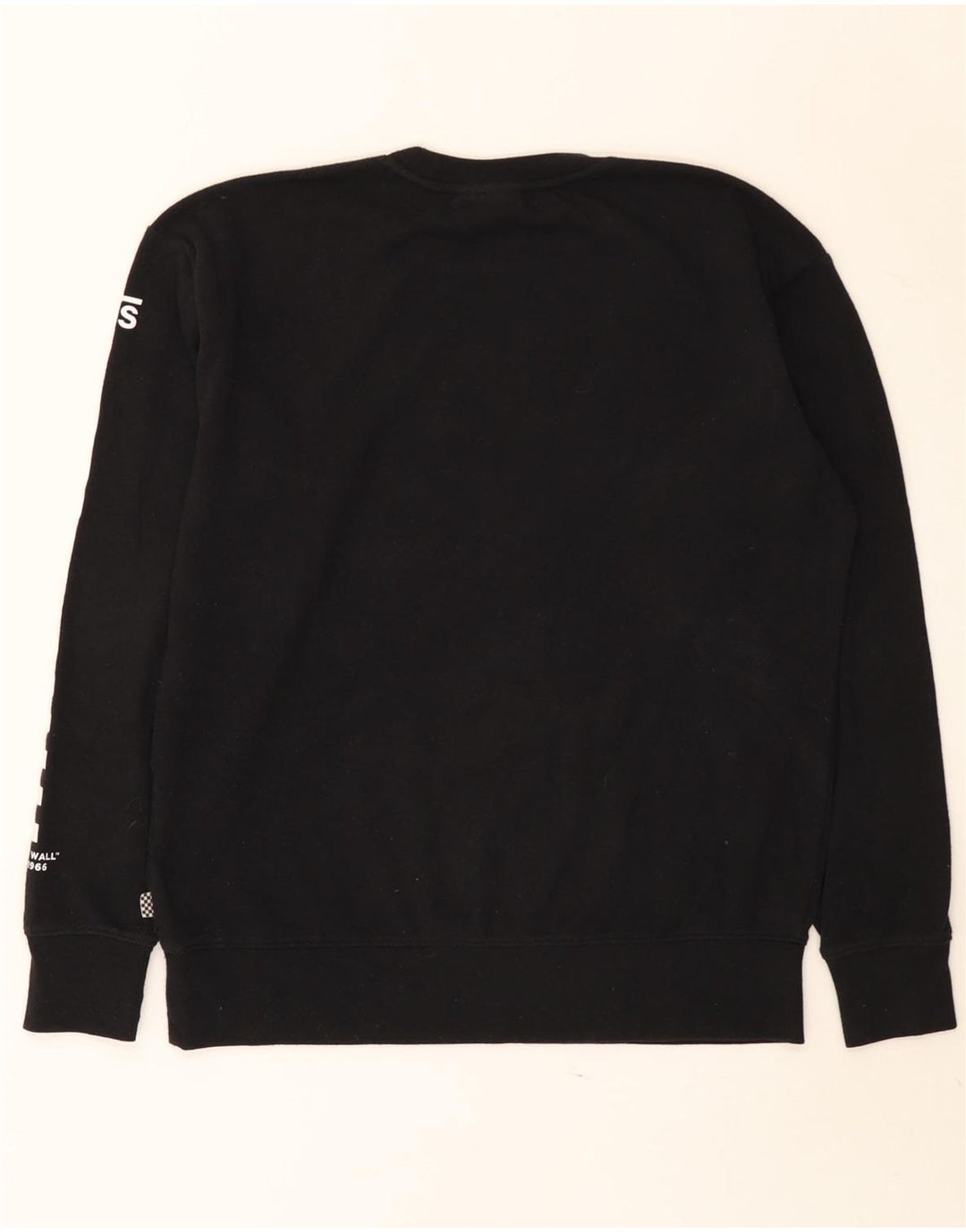 Vans Homme Graphic Sweatshirt Jumper XS Noir Géométrique Coton