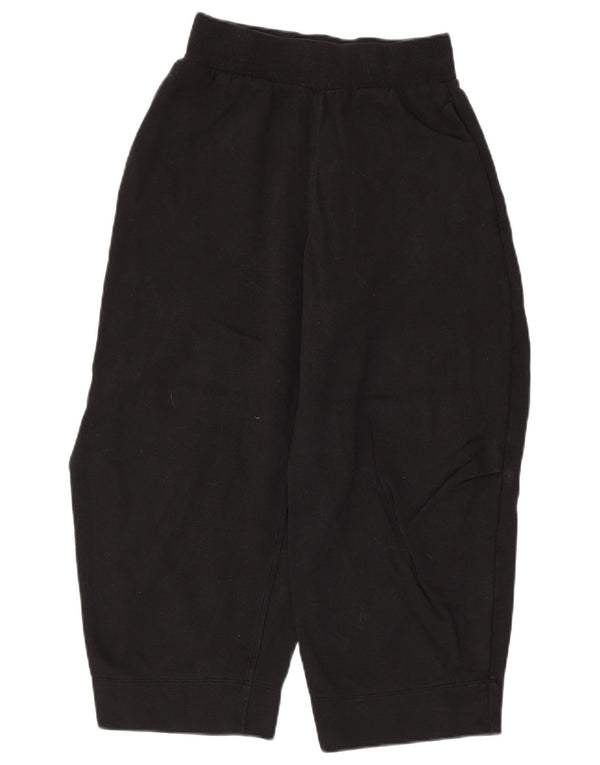 Cos Pantalon de Survêtement Capri Femme UK 4 XS Noir Coton