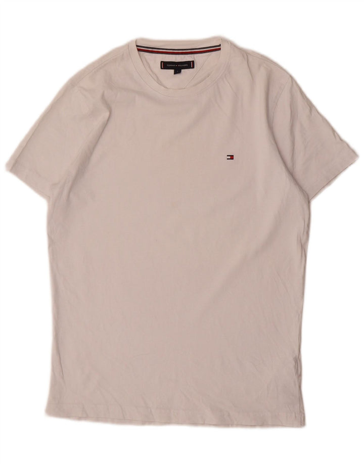 Tommy Hilfiger T-Shirt Homme Petit Blanc Coton