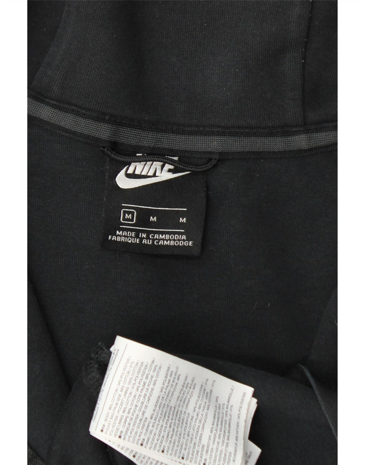 Nike Sweat à capuche zippé pour homme en coton noir moyen