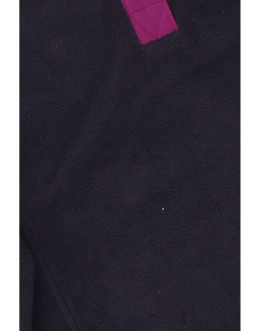 Columbia Pull polaire à col boutonné pour femme UK 16 Large Bleu marine Polyester