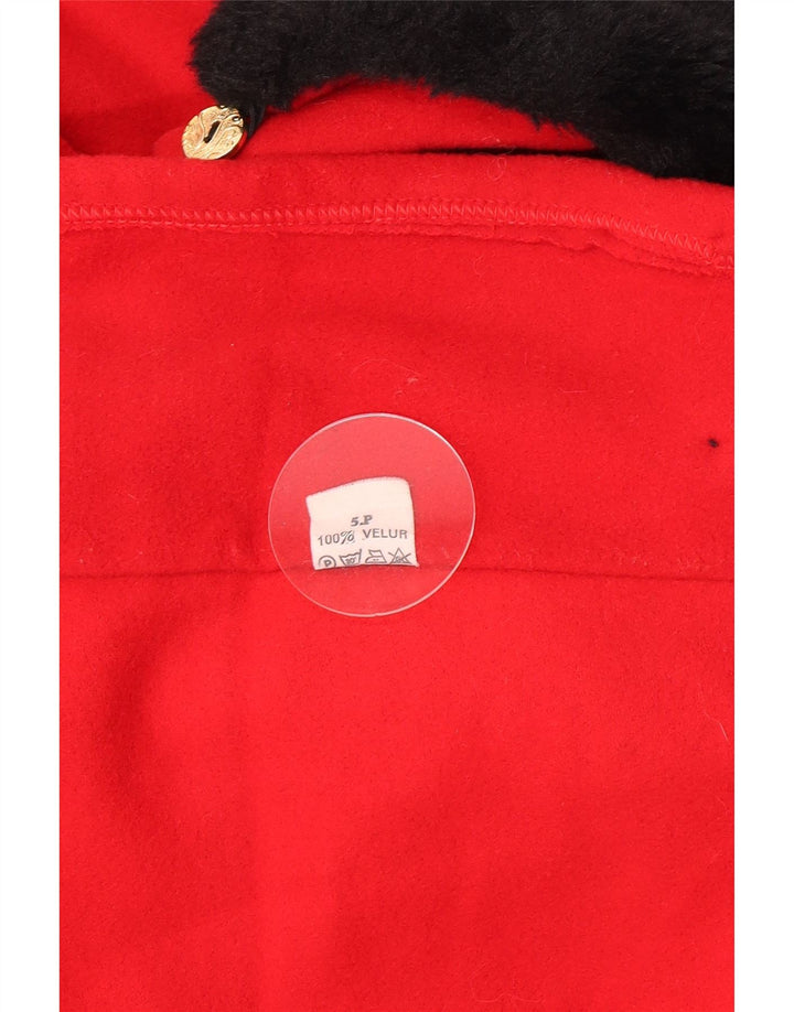 Manteau Poncho Femme Vintage Taille Unique Rouge
