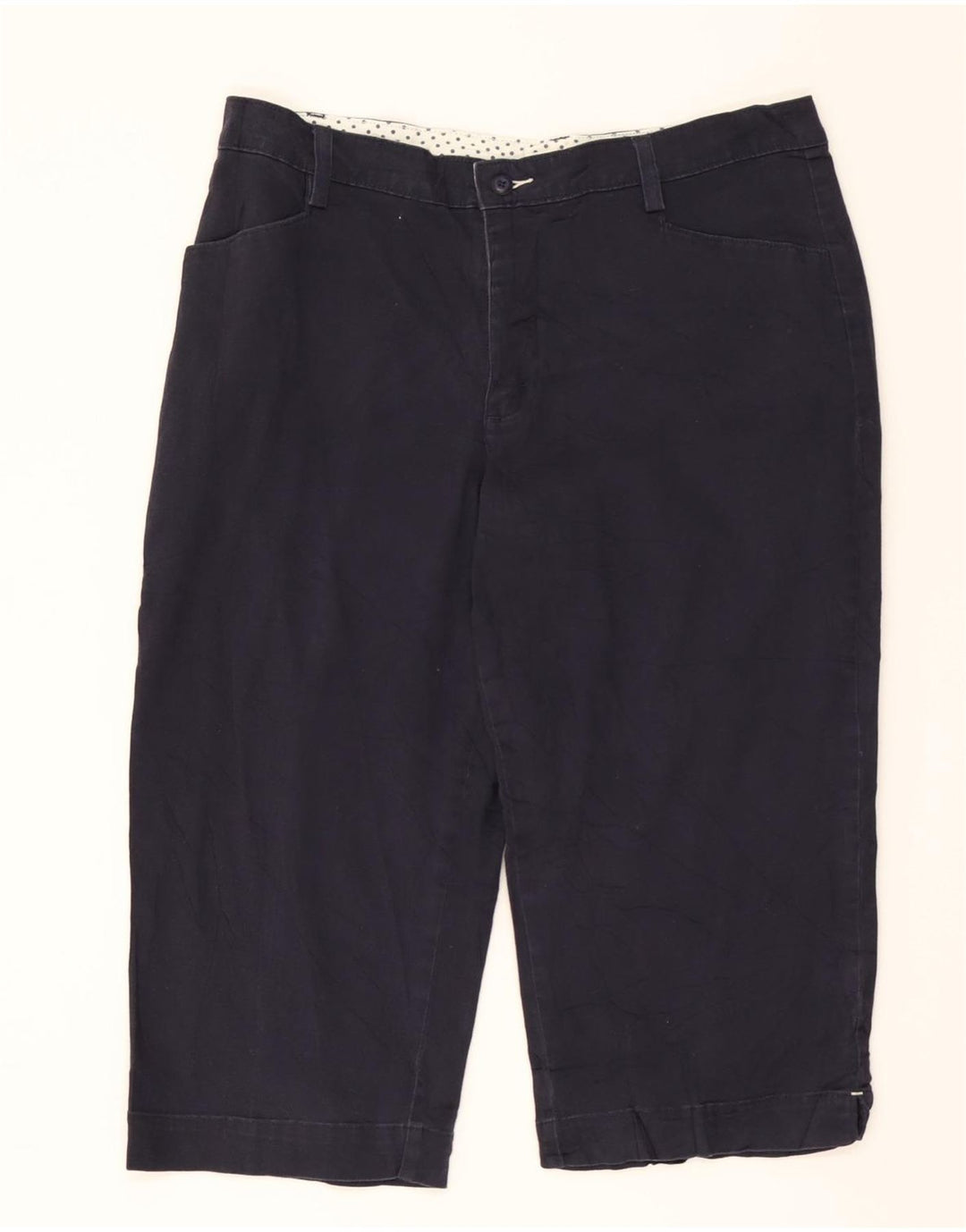 LEE Womens Bermuda Shorts US 14 XL W36  Navy Blue Cotton Vintage Lee and Second-Hand Lee from Messina Hembry 