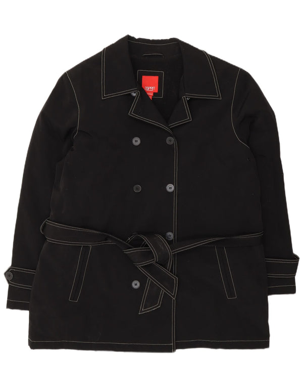 Esprit Caban Sherpa Femme UK 18 XL Noir Polyester