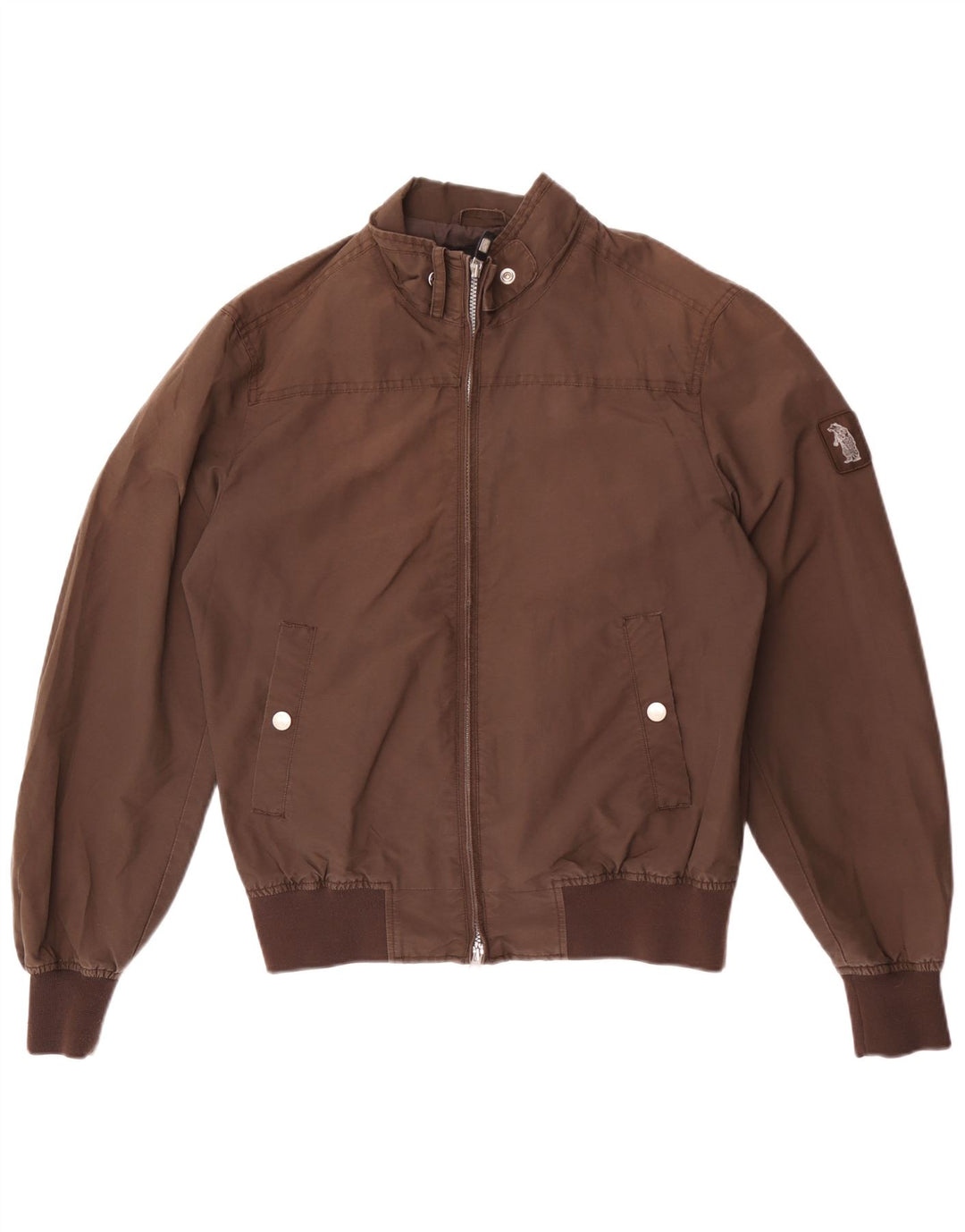 Refrigue Veste Bomber Homme UK 40 Large Marron Nylon