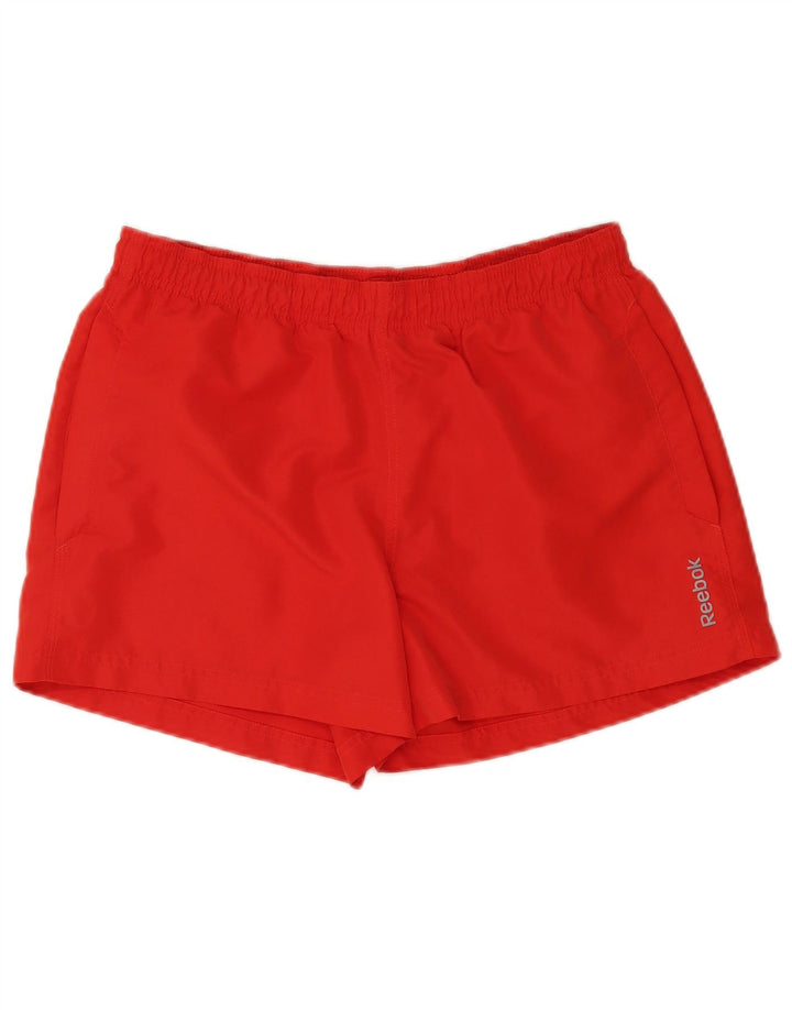 Reebok Short de Sport Homme Rouge Large