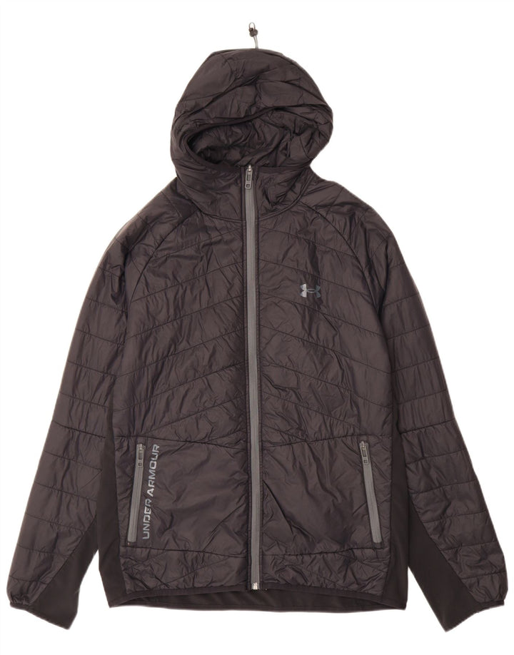 Under Armour Veste matelassée graphique pour homme UK 38 Bleu marine moyen Colourblock