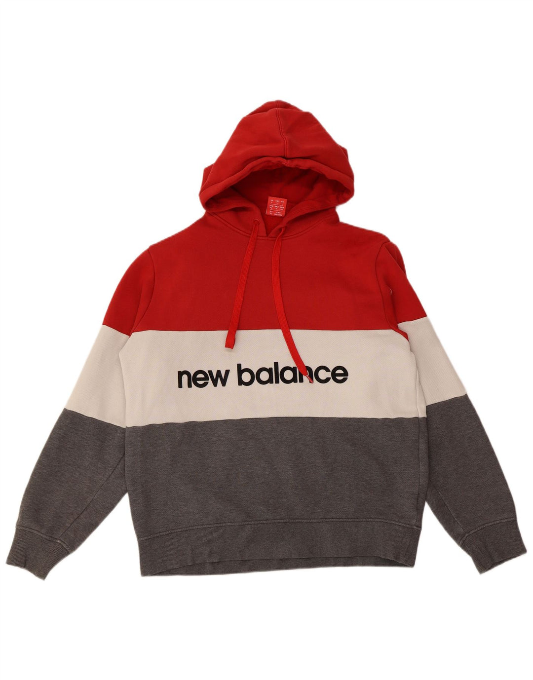 NEW BALANCE Pull à capuche graphique pour homme Large Multicolore Colourblock