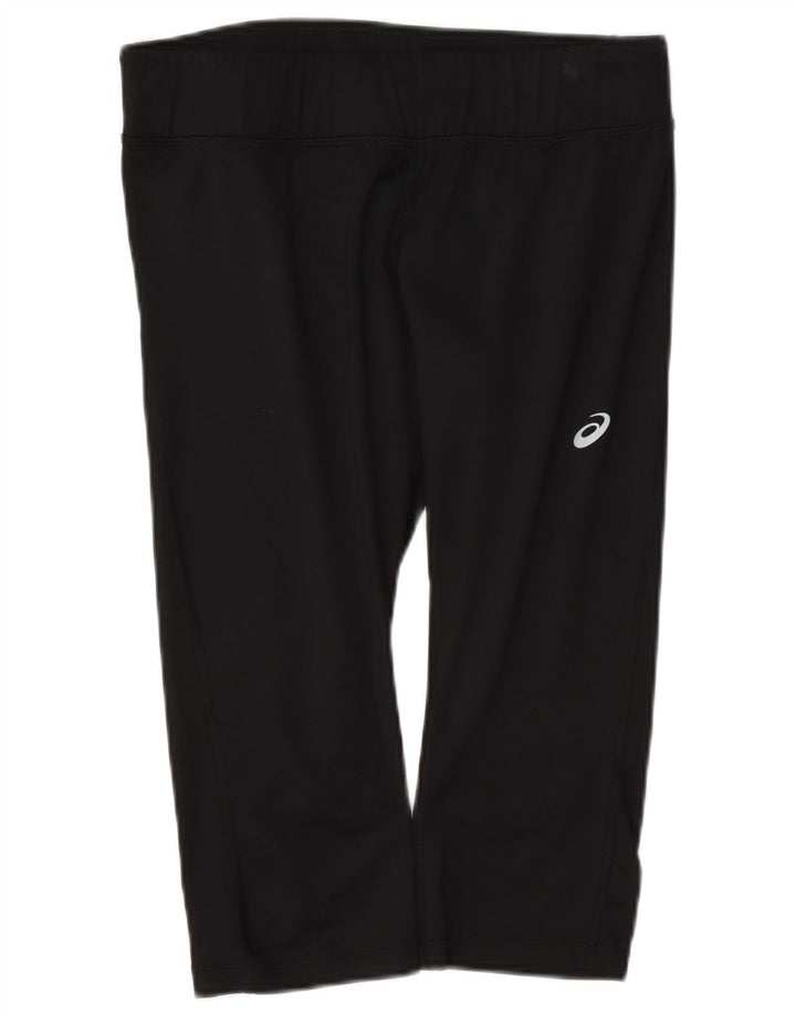 Asics Pantalon de survêtement Capri Femme UK 14 Large Noir Polyester