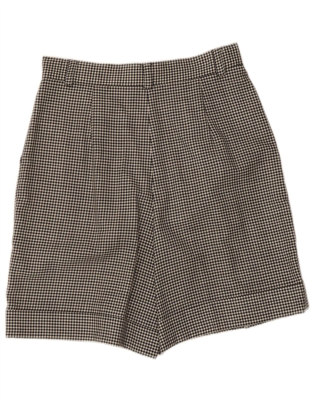 Superior Short Chino Femme IT 42 Medium W28 Pied-de-Poule Noir