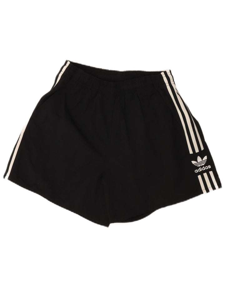 ADIDAS Short de sport pour femme UK 14 Medium Noir Nylon
