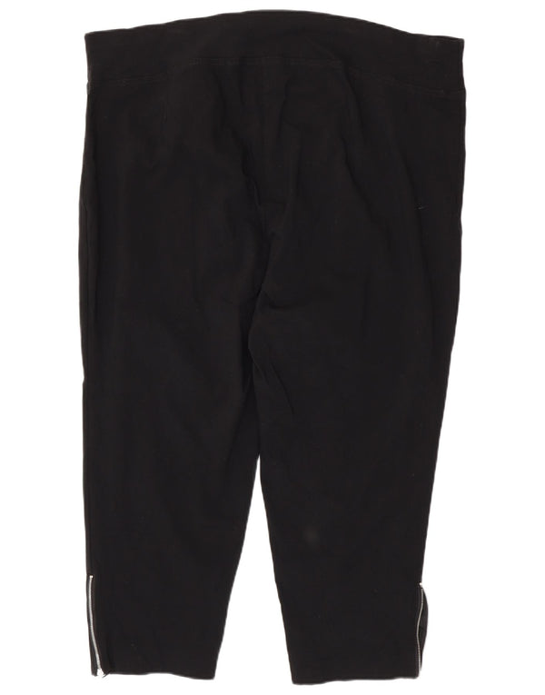 Marks & Spencer Legging court autographe pour femme UK 26 5XL Noir Viscose