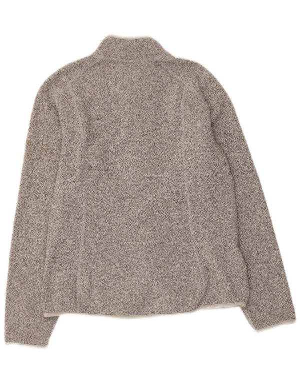 The North Face Veste de survêtement pour femme UK 14 Large Gris Moucheté