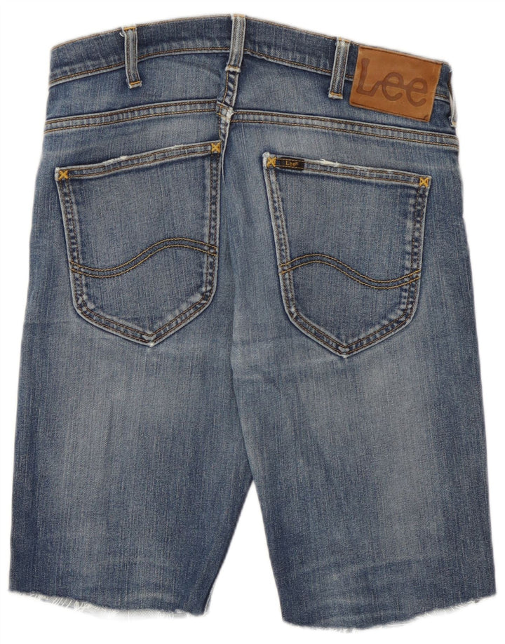 Lee Short Powell Denim W30 Homme Bleu Moyen Coton