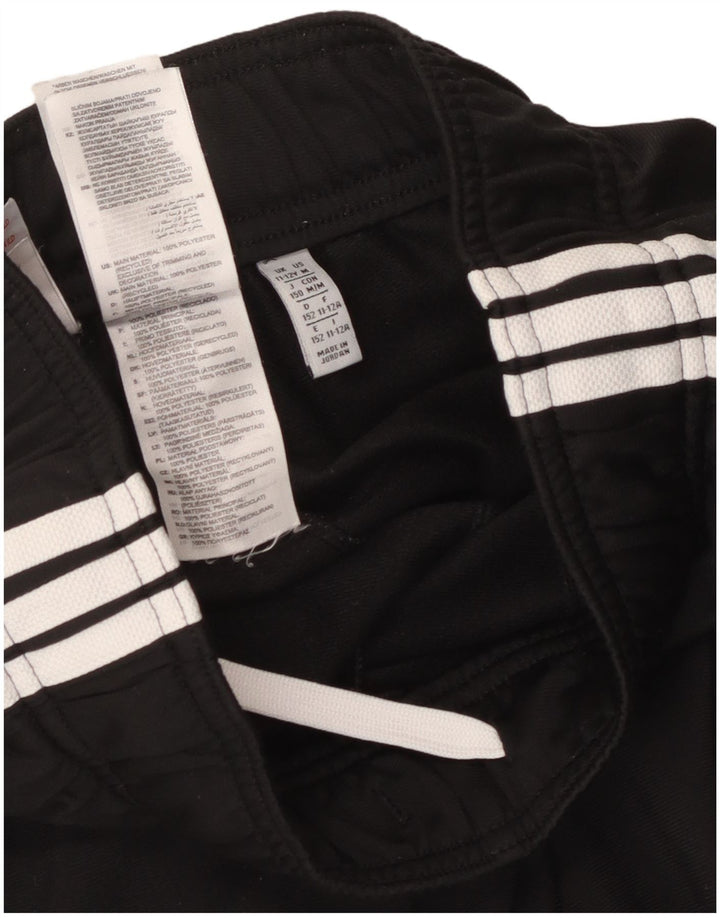 Adidas Pantalon de Survêtement Garçon Joggers 11-12 ans Noir Polyester