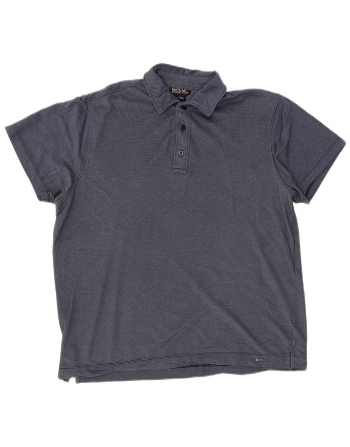MICHAEL KORS Polo Homme Grand Bleu Marine Coton