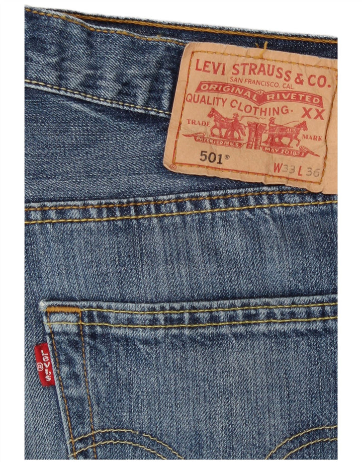 Levi's Jean Droit 501 Homme Bleu W33 L27
