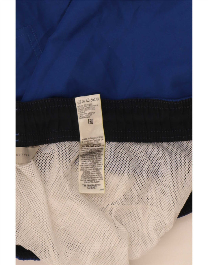 Marks & Spencer Short de Bain Homme Bleu Moyen Polyester