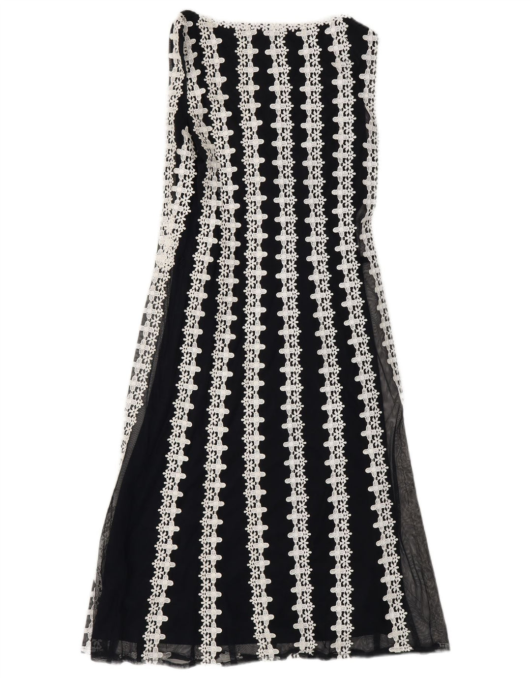 PHASE EIGHT Robe longue sans manches pour femme UK 10 Petit Bleu Marine Floral