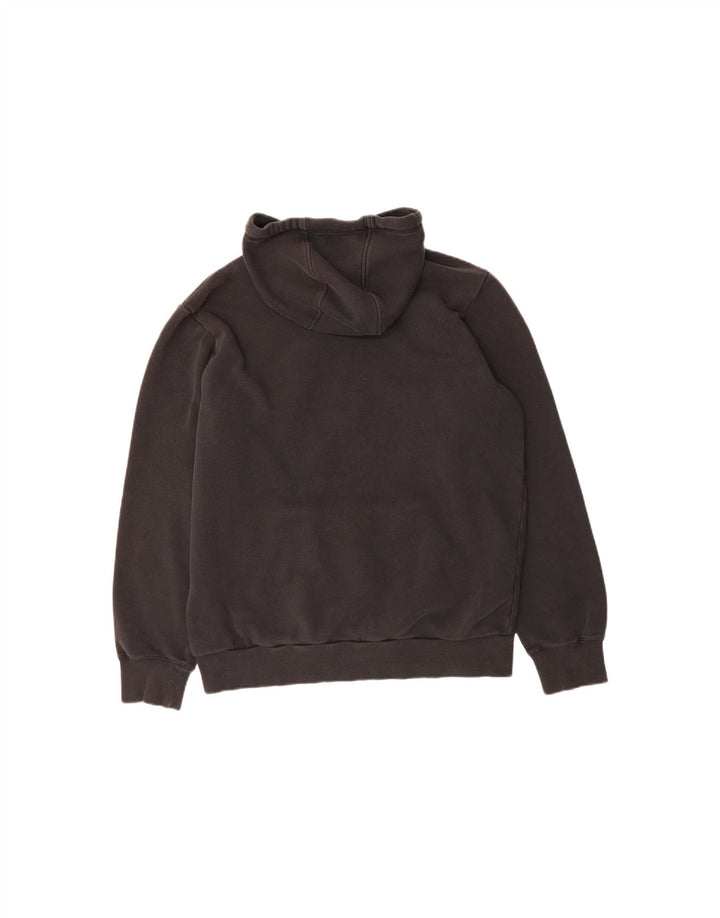 ADIDAS Mens Hoodie Jumper Medium Black Cotton