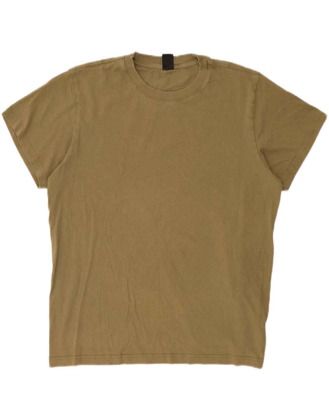 G-Star Homme T-Shirt Top Large Kaki Coton