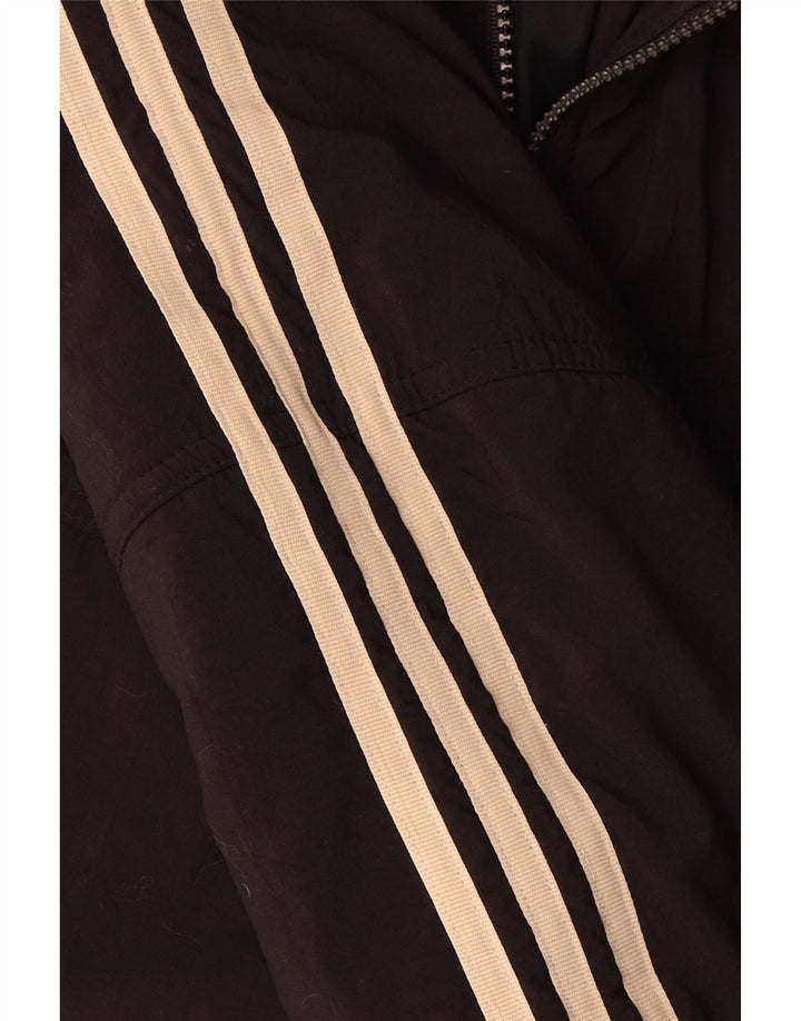 Adidas Veste coupe-vent graphique pour homme UK 40/42 Noir moyen Colourblock