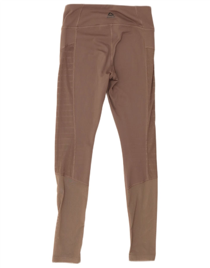 Reebok Leggings Femme UK 4/6 XS Beige