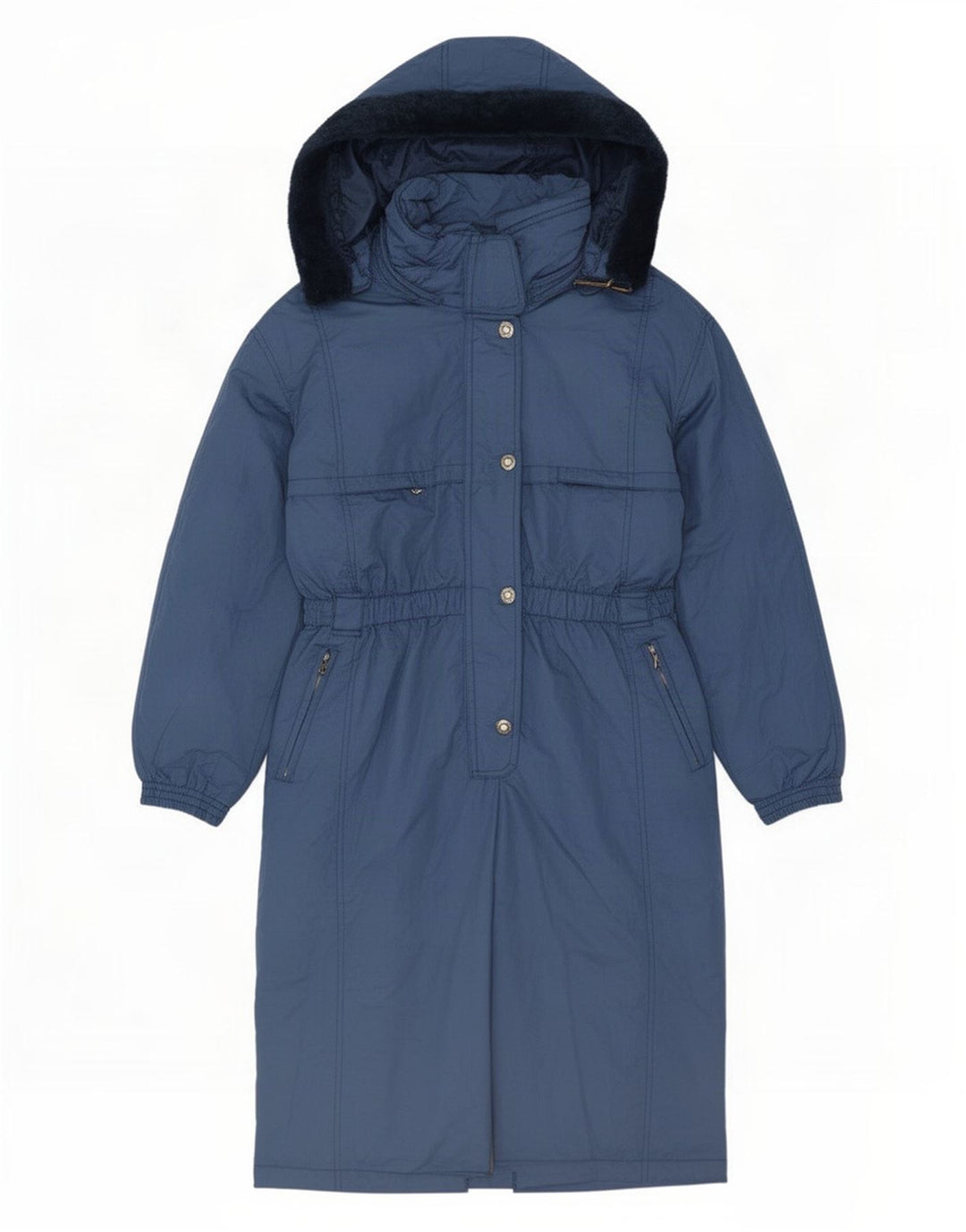 MC Kee's Combinaison de ski surdimensionnée à capuche pour femme UK 16 Large Bleu Polyamide