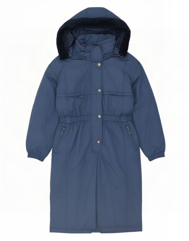 MC Kee's Combinaison de ski surdimensionnée à capuche pour femme UK 16 Large Bleu Polyamide