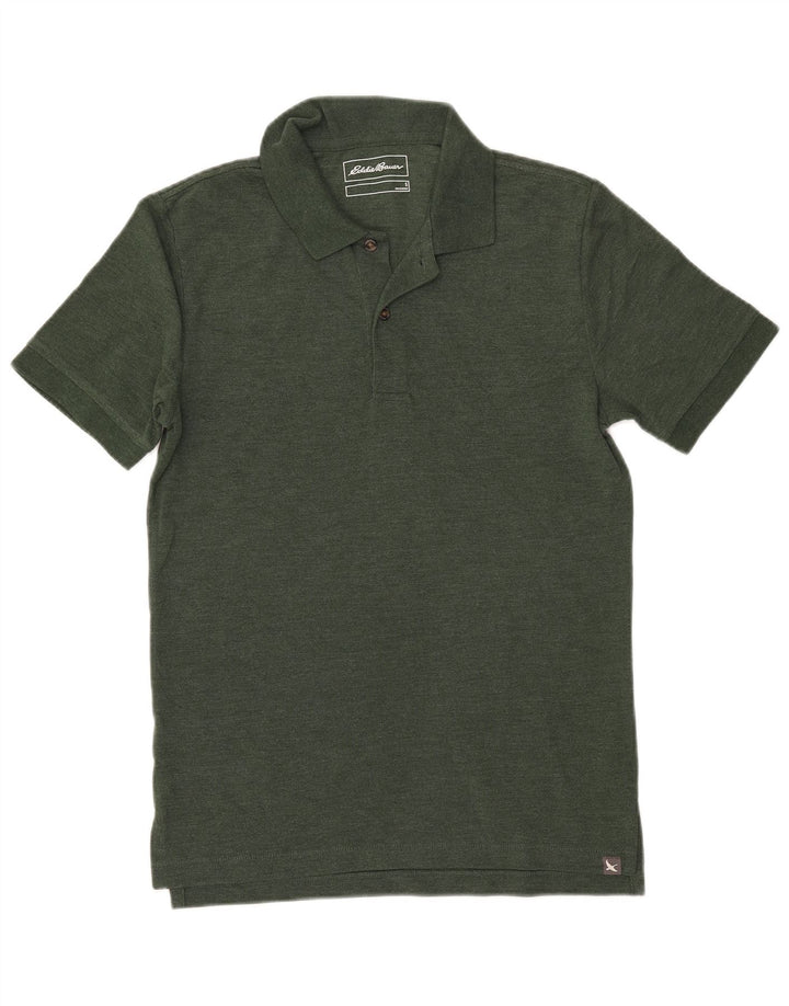 EDDIE BAUER Polo Homme Petit Vert Coton