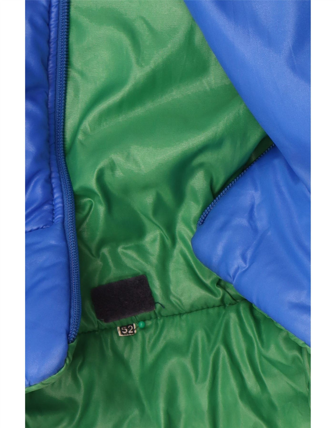 Veste matelassée homme vintage IT 52 XL Bleu Colourblock Polyamide