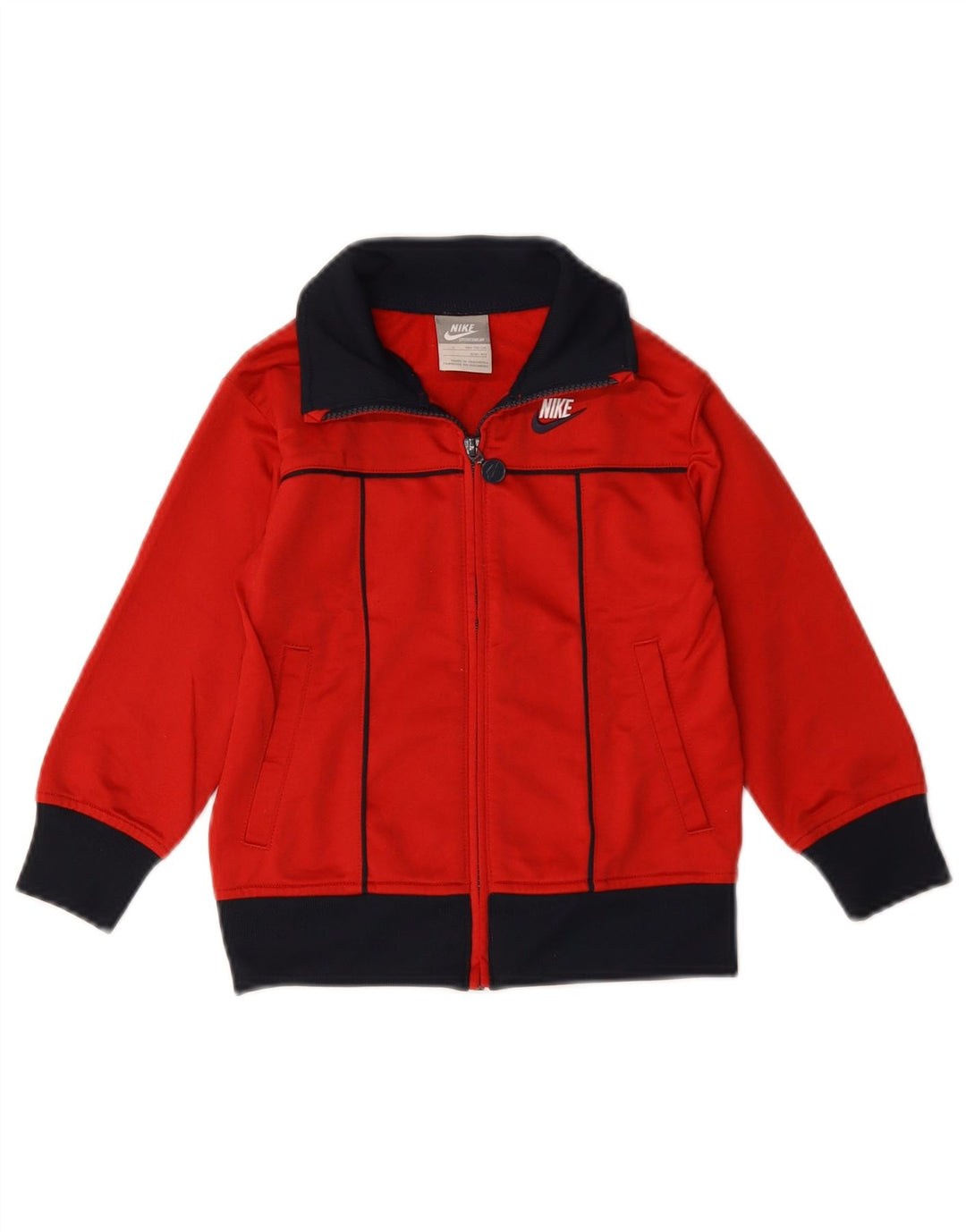 Veste de survêtement Nike Graphic pour garçon, 4-5 ans, petit, rouge, colour block