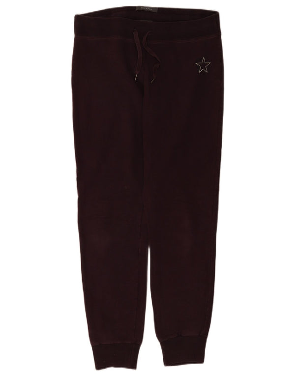 Converse Pantalon de survêtement pour femme en coton bordeaux moyen Taille 44