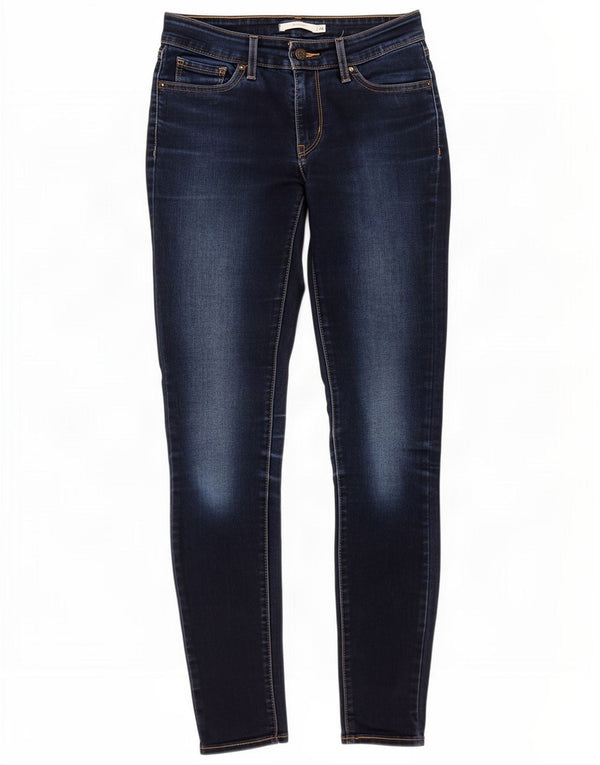 Levi's Jean Skinny 711 Femme W26 L30 Bleu Marine Coton