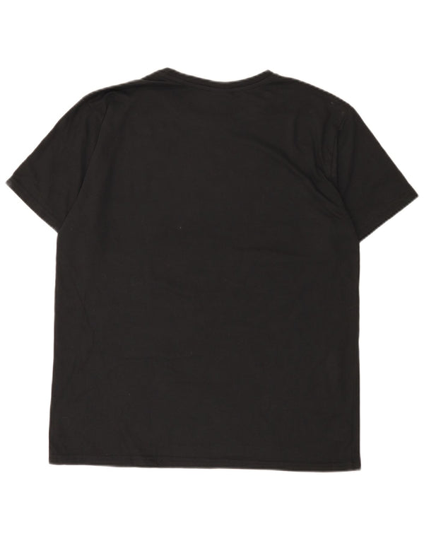 Adidas T-shirt graphique pour homme Noir moyen Polyester