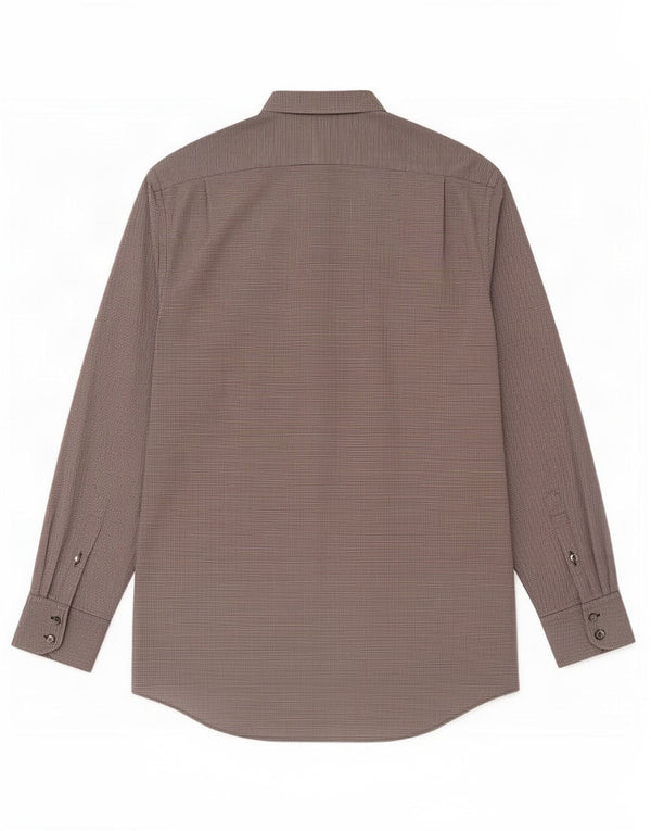 Lacoste Chemise Homme Taille 40 Coton Géométrique Noir Moyen