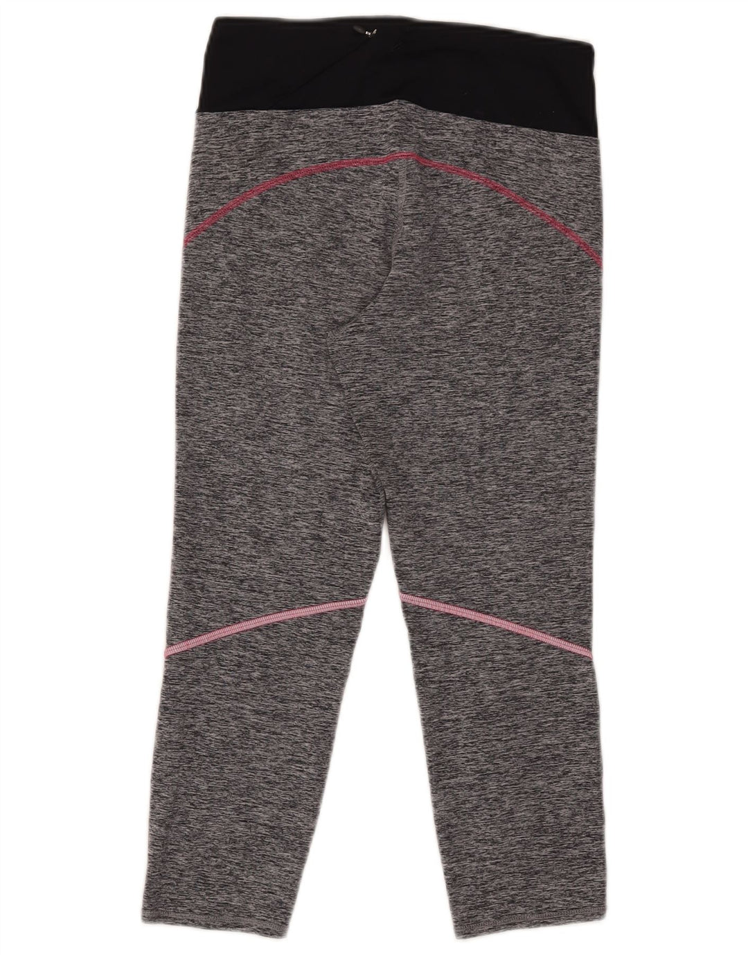 MARKS & SPENCER Legging Capri Femme UK 10 Petit Gris Colorblock