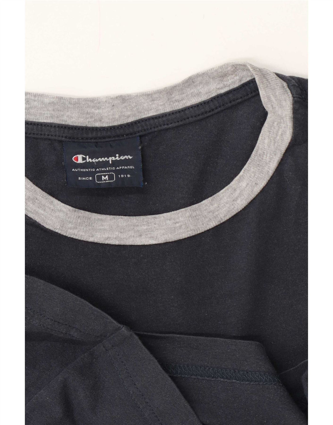 Champion T-Shirt Graphique Homme Bleu Marine Moyen
