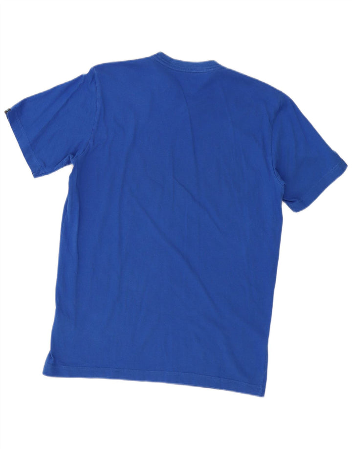 REEBOK Mens Graphic T-Shirt Top Medium Blue Cotton