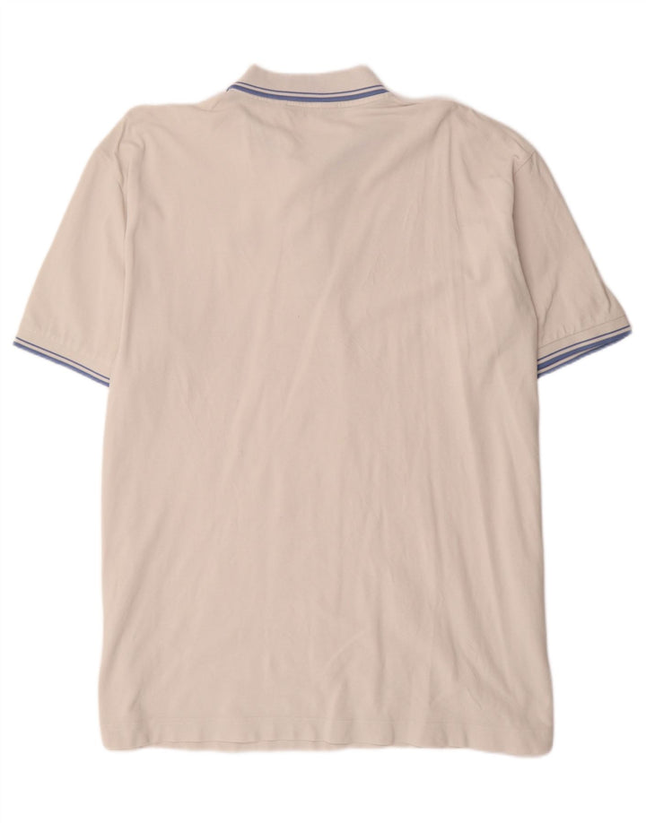 KAPPA Mens Polo Shirt 2XL Off White Cotton