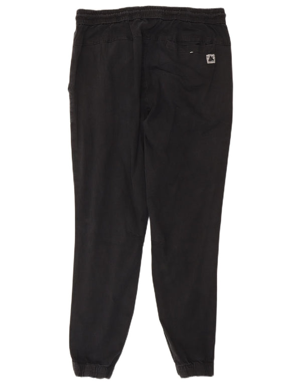 Zara Pantalon chino de jogging pour homme Large W32 L28 Noir