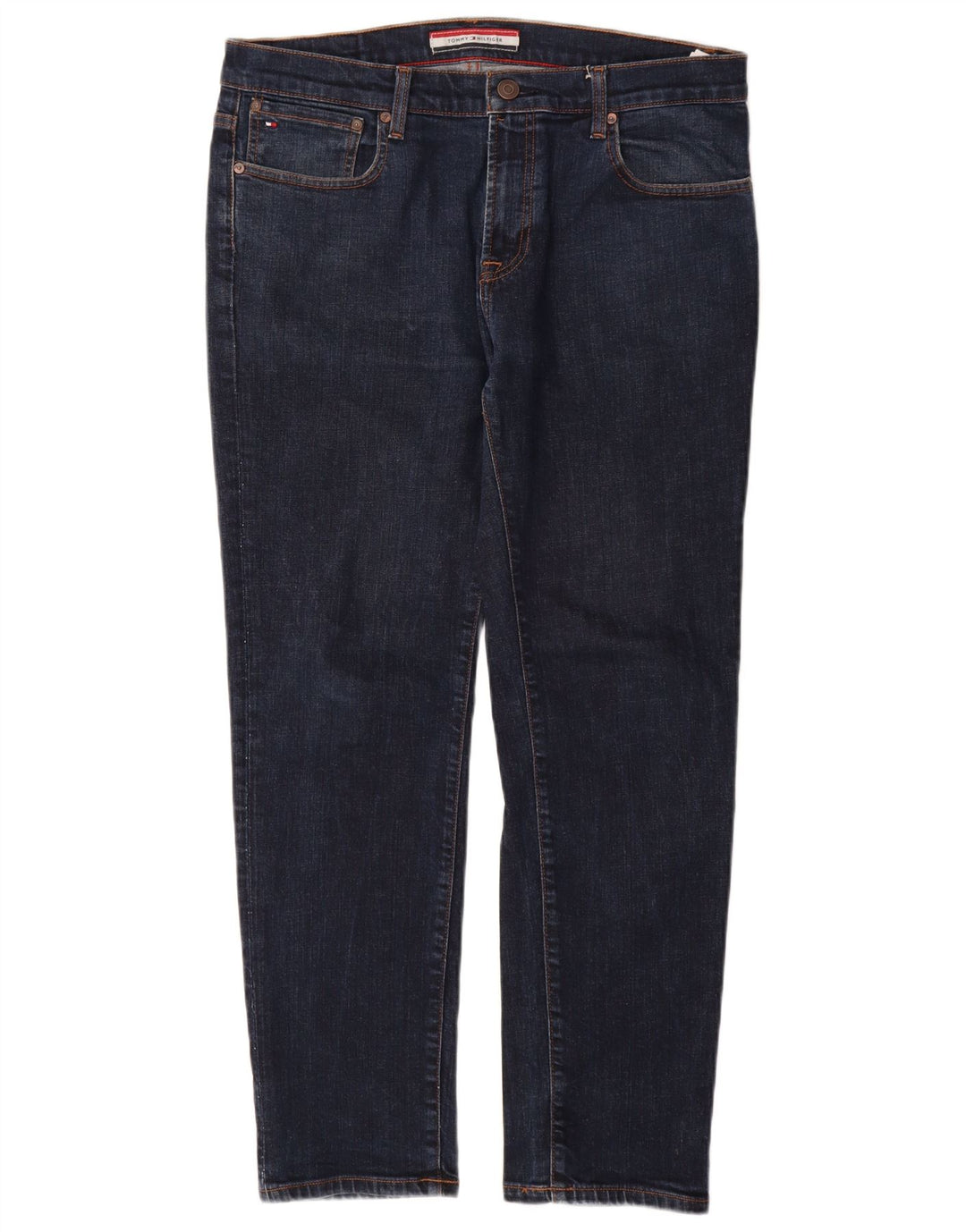 TOMMY HILFIGER Jean Slim Homme W34 L30 Bleu Marine Coton